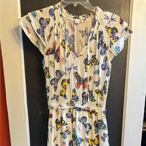 Old Navy Multicolor Butterfly Print Dress